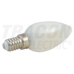   TRACON LOCE144NW LED gyertya fényforrás olajhűtéssel 230 V, 50 Hz, E14, 4 W, C35, 4500 K, 400 lm