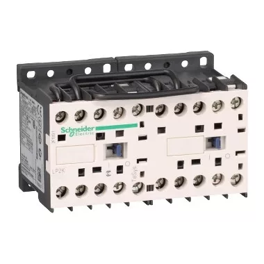 SCHNEIDER LP2K0601BD Irányváltó mágneskapcsoló 6A, 1 nyitó, DC, 2,4 W