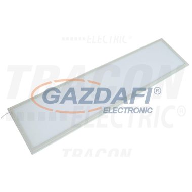 TRACON LP3012040WW Süllyesztett LED panel, téglalap, fehér 220-240 VAC; 40 W; 2900 lm; 296×1196 mm, 2700 K; IP40; EEI=A