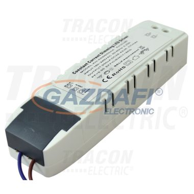 TRACON LPCC40WFL Vibrálásmentes LED meghajtó LP panelekhez 176-264 VAC, 0,29 A / 25-40 VDC, 950 mA