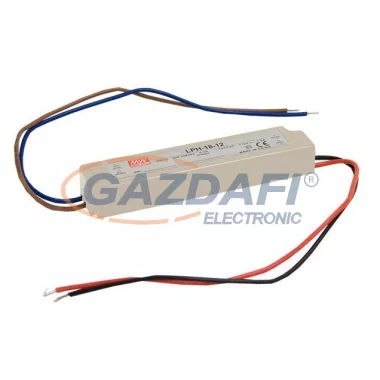 Mean Well LPH-18-12 Egykimenetes Class 2 LED tápegység, 18W, 12V, 0-1,5A