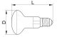 TRACON LR507NW LED reflektorlámpa 230 V, 50 Hz, E14, 7 W, 470 lm, 4000 K, 120°, EEI=G - 3