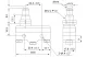 TRACON LS15GQ-B Helyzetkapcsoló, hosszú kúpos, ütküzős 1xCO, 2A/230V AC-15, 0,3A/250V DC-13, IP00