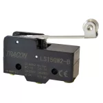   TRACON LS15GW2-B Helyzetkapcsoló, rugószáras-görgős 1xCO, 2A/230V AC-15, 0,3A/250V DC-13, 35mm, IP00
