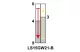 TRACON LS15GW21-B Helyzetkapcsoló, rugószáras 1xCO, 2A/230V AC-15, 0,3A/250V DC-13, 17mm, IP00