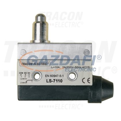   TRACON LS7110 Helyzetkapcsoló, kúpos, ütközős 1×CO, 2A/230V AC, 22mm, IP40
