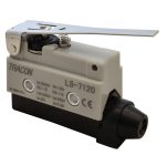   TRACON LS7120 Helyzetkapcsoló, rugószáras 1xCO, 2A/230V AC-15, 0,3A/250V DC-13, 65mm, IP40