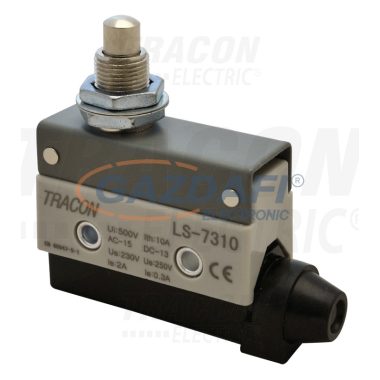TRACON LS7310 Helyzetkapcsoló, kúpos, ütközős 1×CO, 2A/230V AC, 25mm, IP40