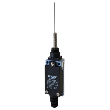 TRACON LSME8169 Helyzetkapcsoló, rugószáras (acél) 1xNO+1xNC, 2A/230V AC-15, 0,3A/250V DC-13, 97mm, IP65