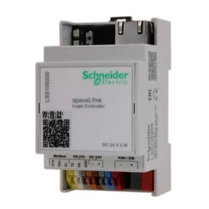 SCHNEIDER LSS100200 spaceLYnk KNX Modbus IP logikai vezérlő