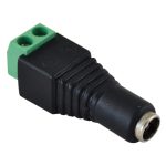TRACON LSZJF55 Jack/csavaros csatlakozó hüvely LED szerelésekhez 5,5 mm, In: 4A