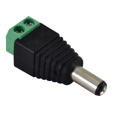 TRACON LSZJM55 Jack/csavaros csatlakozó dugó LED szerelésekhez 5,5 mm, In: 4A