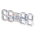 HOME LTC 05 Digitális, LED ébresztőóra, 3D, fehér