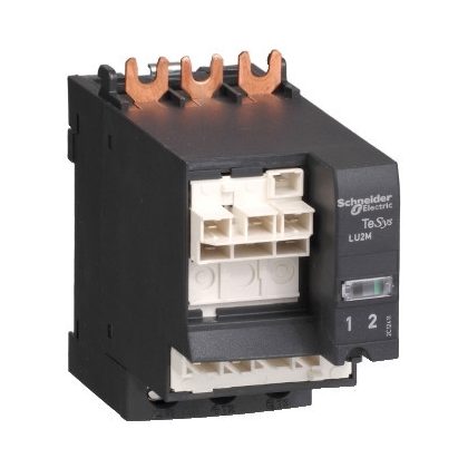 SCHNEIDER LU2MB0FU Irányváltó blokk energiaátviteli alapmodul alá közvetlenül, 32A, 110-240VAC/DC