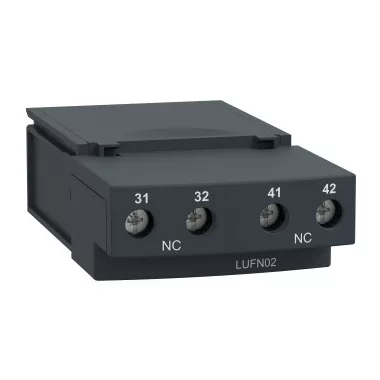SCHNEIDER LUFN02 Segédérintkező funkciómodul helyére, NC+NC