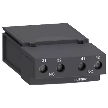 SCHNEIDER LUFN11 Segédérintkező funkciómodul helyére, NO+NC