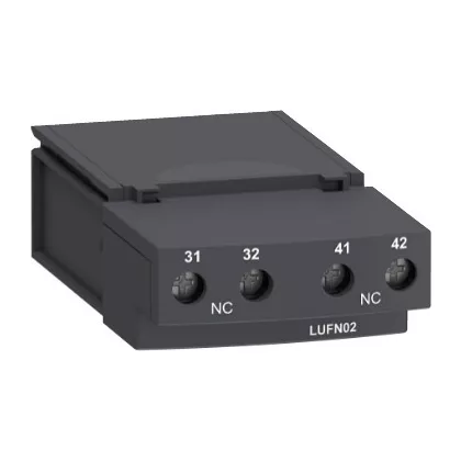 SCHNEIDER LUFN11 Segédérintkező funkciómodul helyére, NO+NC