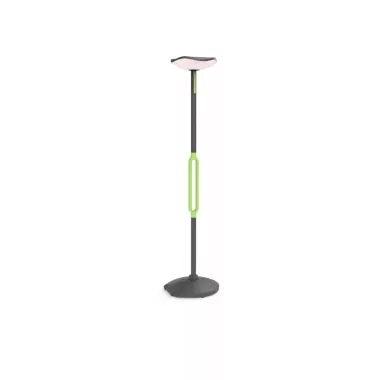 LUTEC 6910802335 POPPY SOLAR Állólámpa,8W max, 500lm, 3000K, IP54, 4400mAh, 3, 7V, Li-ion Bluetooth hangszóróval