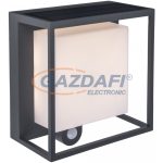   LUTEC 6934601118 CURTIS Led szolár fali lámpa 3W, 300lm, 3000K, IP54