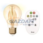   LUTEC JE0189631 G95 E27 iDual filament fényforrás 9W 806lm 2200K-6500K 230V távirányítóval, aranybarna búrával