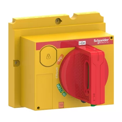 SCHNEIDER LV429339T ÚJ GENKözv.kézi hajtpiroskarsárga előlap