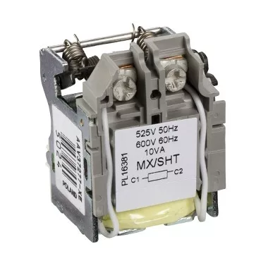 SCHNEIDER LV429389 MX 525 V 50 Hz 600 V 60 Hz munkaáramú kioldó NSX100–630