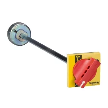 SCHNEIDER LV431051 Rotációs hajtás homloklap oldalirányú piros kar INS