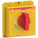 SCHNEIDER LV432599T ÚJ GENKözv kézi hajt sárga/piros kar