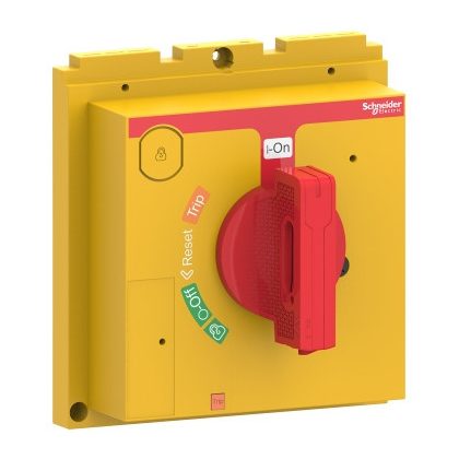 SCHNEIDER LV432599T ÚJ GENKözv kézi hajt sárga/piros kar