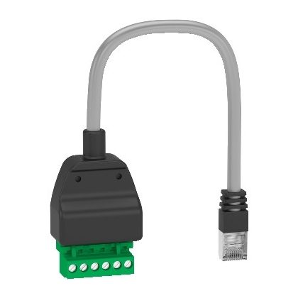 SCHNEIDER LV434211 RJ45 to open connector modbus adapter