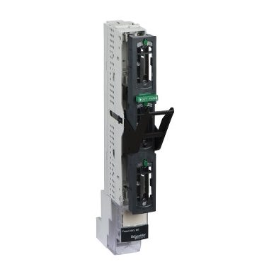 SCHNEIDER LV480850 ISFL160 60mm gyűjtősínes csatlakozású , sínre akasztható, szakaszolókapcsoló-biztosító