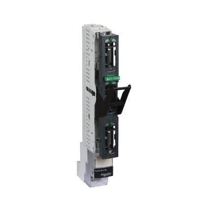   SCHNEIDER LV480850 ISFL160 60mm gyűjtősínes csatlakozású , sínre akasztható, szakaszolókapcsoló-biztosító