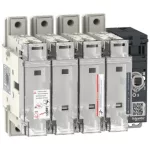 SCHNEIDER LV481414 FuPact GS SDF 125A 4P DIN00 mellső vagy oldalsó vezérelhetőség