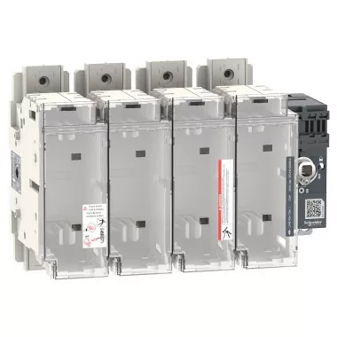 SCHNEIDER LV481434 FuPact GS SDF 250A 4P DIN 1 mellső vagy oldalsó vezérelhetőség