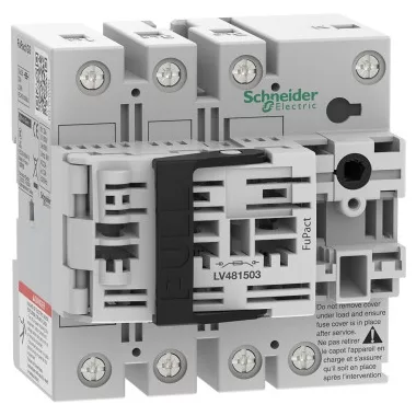 SCHNEIDER LV481503 FuPact GS SDF 32A 3P NFC 10*38 mellső vagy oldalsó vezérelhetőség