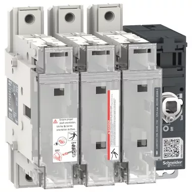 SCHNEIDER LV481523 FuPact GS SDF 125A 3P NFC 22*58 mellső vagy oldalsó vezérelhetőség