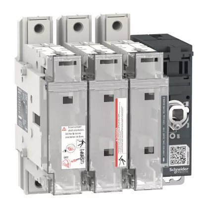   SCHNEIDER LV481523 FuPact GS SDF 125A 3P NFC 22*58 mellső vagy oldalsó vezérelhetőség