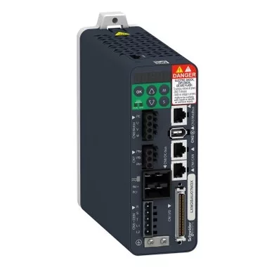 SCHNEIDER LXM28AU04M3X Lexium 28 szervohajtás, 400 W, 1/3f, 230 VAC, 1x Modbus, 2x CANopen/CANmotion