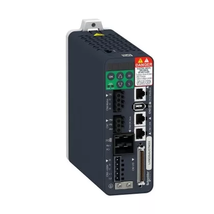   SCHNEIDER LXM28AU04M3X Lexium 28 szervohajtás, 400 W, 1/3f, 230 VAC, 1x Modbus, 2x CANopen/CANmotion