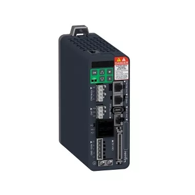SCHNEIDER LXM28EU01M3X Lexium 28 szervohajtás, 100 W, 1/3f, 230 VAC, 1x Modbus, 2x EtherCAT