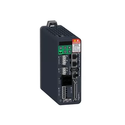   SCHNEIDER LXM28EU01M3X Lexium 28 szervohajtás, 100 W, 1/3f, 230 VAC, 1x Modbus, 2x EtherCAT