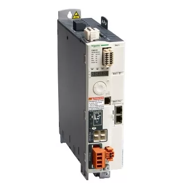 SCHNEIDER LXM32MU60N4 Lexium 32 szervohajtás, 400 W, 3f, 480 VAC, Modbus, impulzus vezérlés, bővíthető kommunikáció