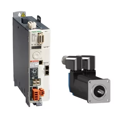 SCHNEIDER LXM32SU90M2 Lexium 32 szervohajtás, 500 W, 1f, 230 VAC, Modbus, sercos III