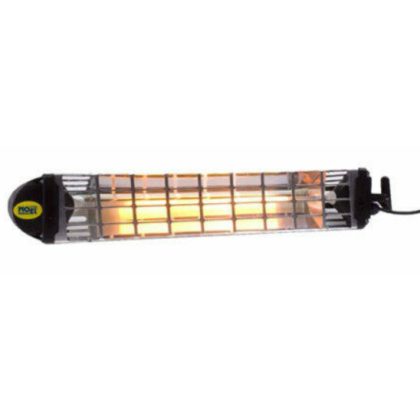   MOEL M766-NP Fiore Infrared heater 1200W, IP65, black, without cable