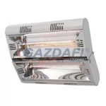   MOEL M792LGW Hathor infra hősugárzó 2x2000W 2x9A csökkentett fényerő, fehér IP65