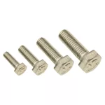 Hatlapfejű metrikus csavar, horganyzott, M8x30