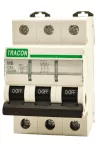 TRACON MB 3P 63A C Kismegszakító, 3 pólus, C karakterisztika 63A, 4,5 kA (MB 3P C63A)