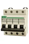 TRACON MB 4P 10A C Kismegszakító, 4 pólus, C karakterisztika 10A, 4,5 kA (MB 4P C10A) TRACON MB 4P 10A C Kismegszakító, 4 pólus, C karakterisztika 10A, 4,5 kA (MB 4P C10A)