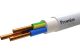 Cablu electric MBCU 3x1,5mm2 cu sarma de cupru solid gri cu manta NYM-O
