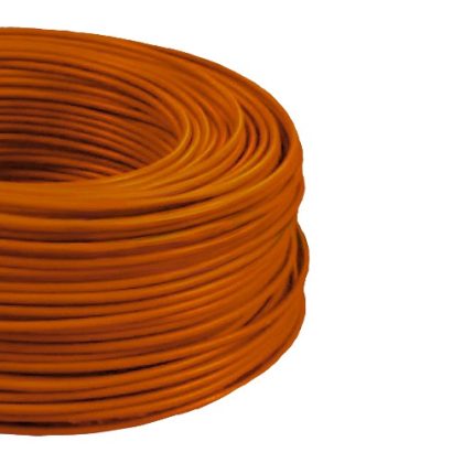   Cablu/conductor electric MCU 1,5mm2 sarma de cupru solid portocaliu H07V-U